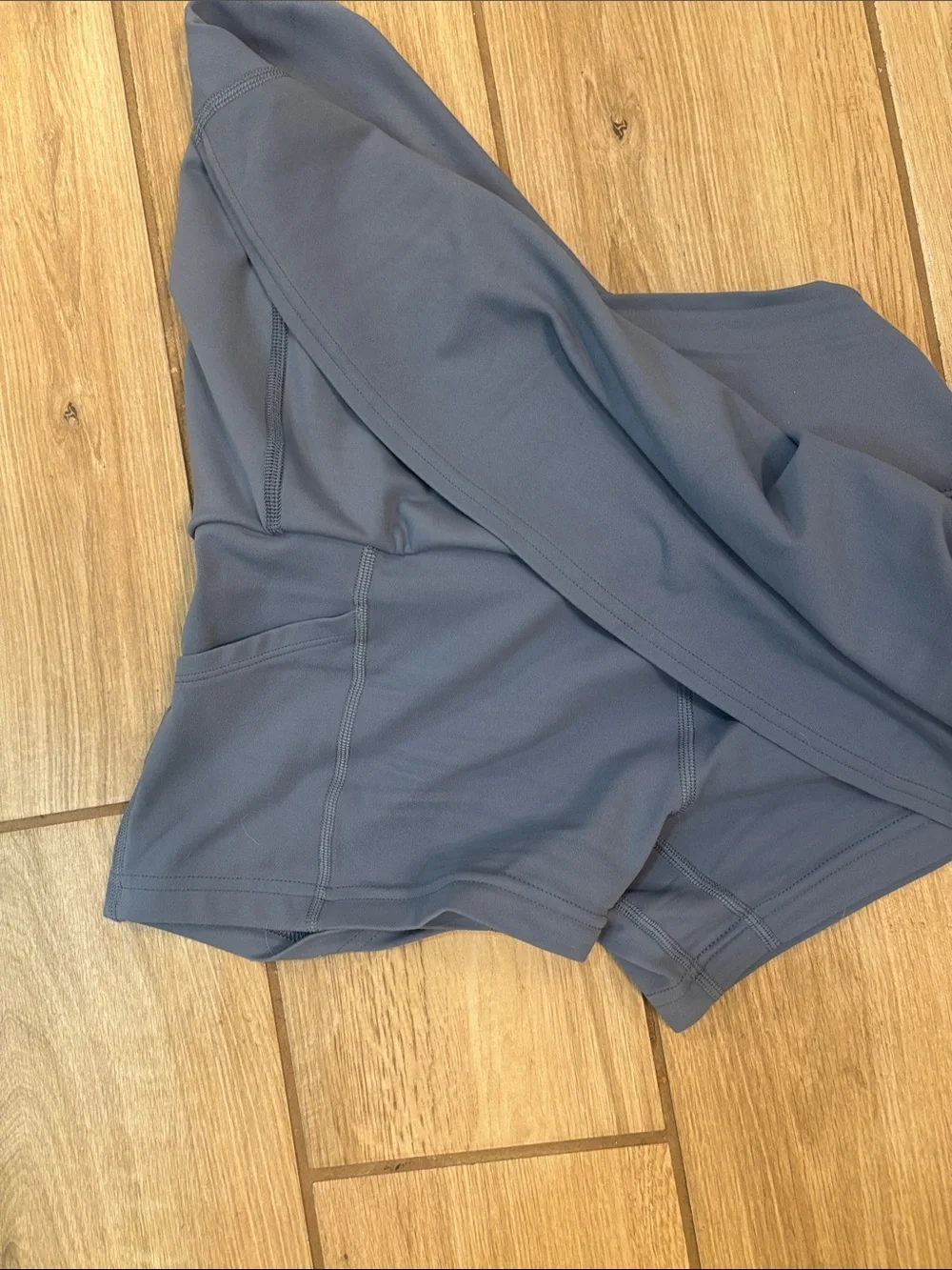 Women's Lululemon Athletic Alighn Skirt in Slate Blue - Picture 4 of 4